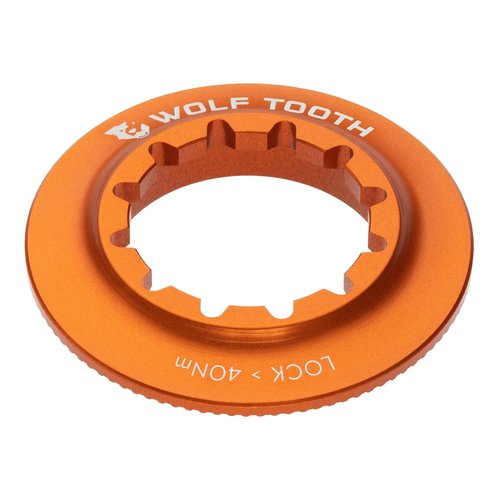 Wolf Tooth Centerlock Rotor Lockring - Internal Spline Raw Silver