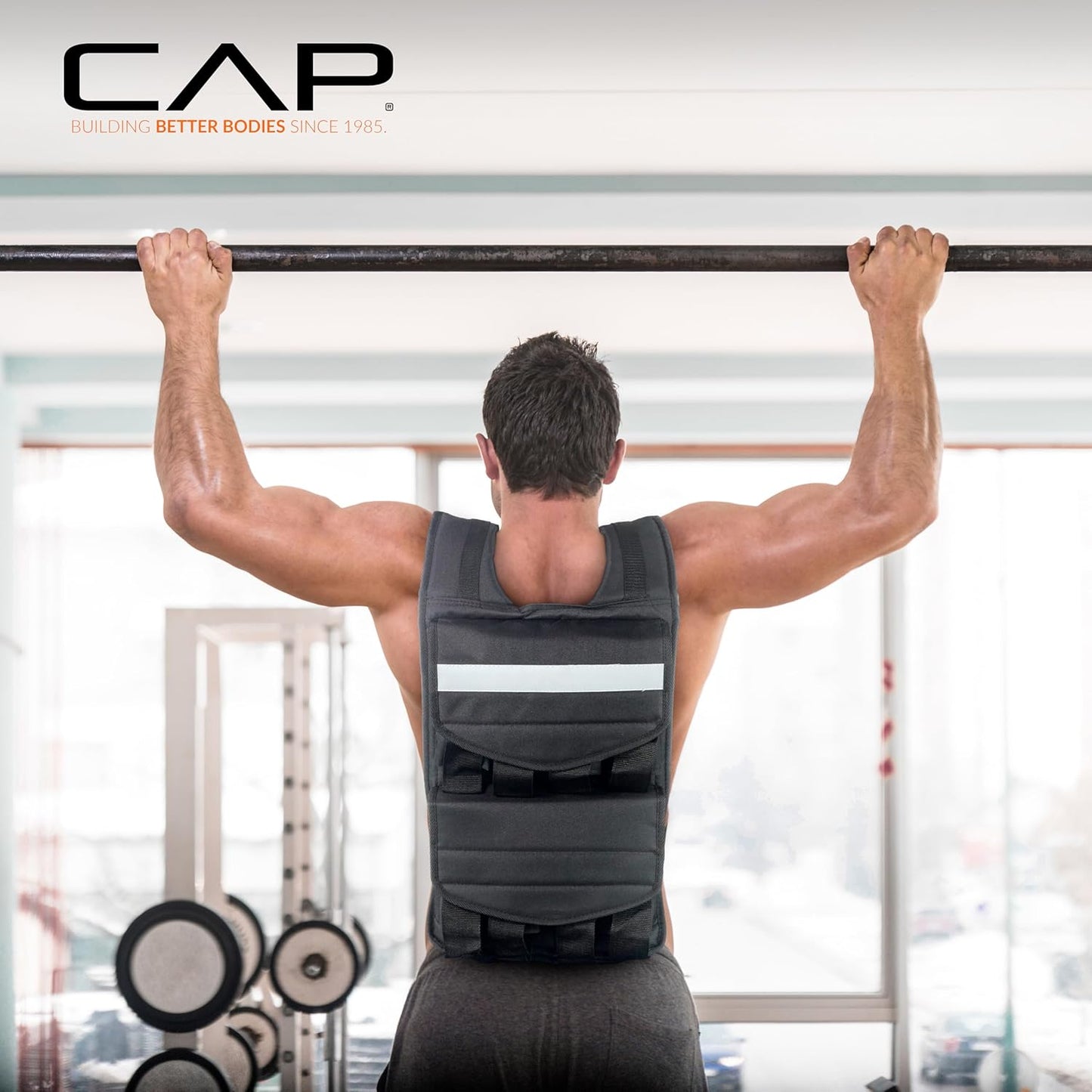 Adjustable Weighted Vest by CAP Barbell | Custom Fit for Enhanced Workouts