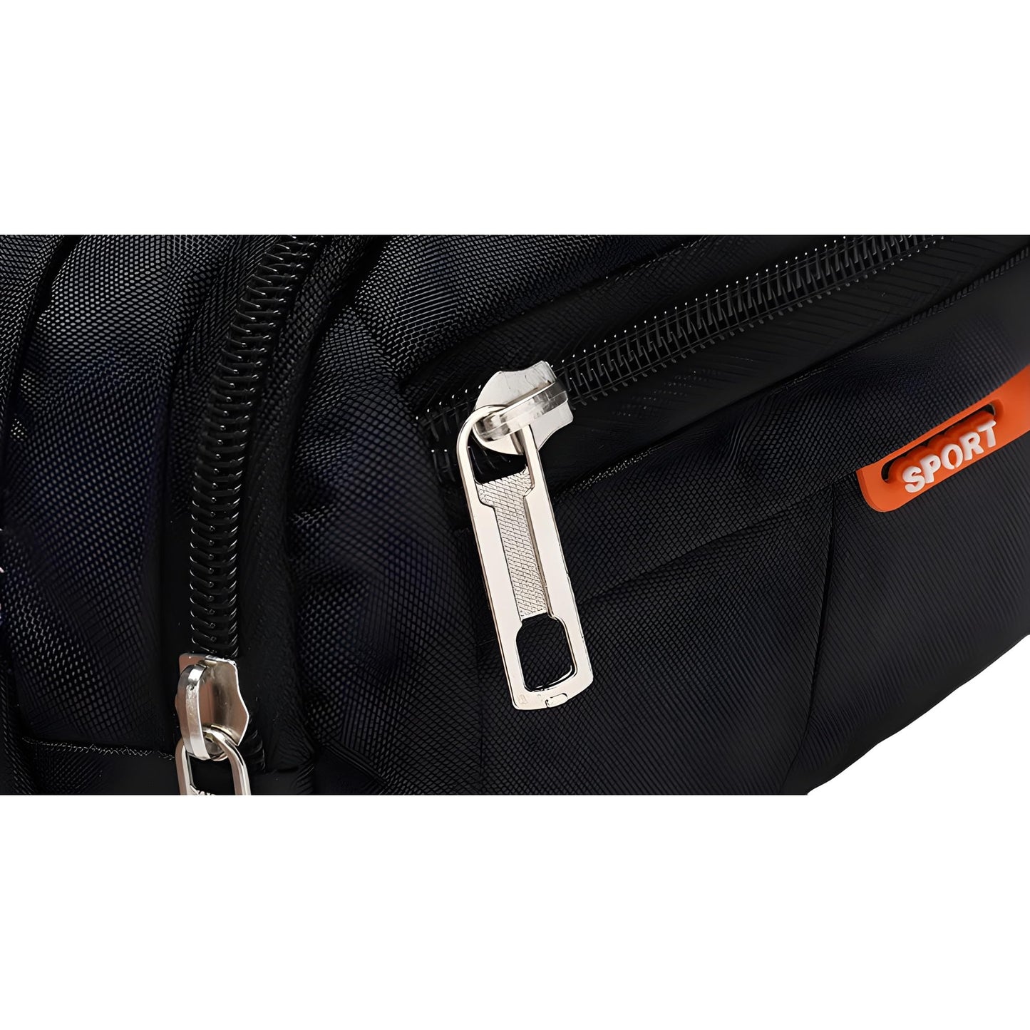 JacobsParts Fanny Pack Large Capacity Water Resistant Travel Waist Bag Men Women Cross Body Shoulder Sling Pouch Running Belt for Travel Running Hiking Jogging Sports (Black)