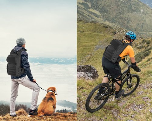 FRTKK Hydration Backpack with 3L TPU Hydration Bladder, Lightweight Insulation Hydration Pack for Cycling, Hiking, Running, Climbing, Hunting, Biking