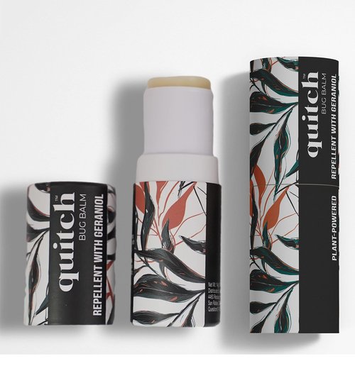 Quitch Mosquito Bug Repellent Balm, Bug Spray Alternative Insect Repellent Travel Size, DEET-Free Vacation Essentials Cruise Must Have, Natural Bug Repellent Wipes Alternative, Made in The USA
