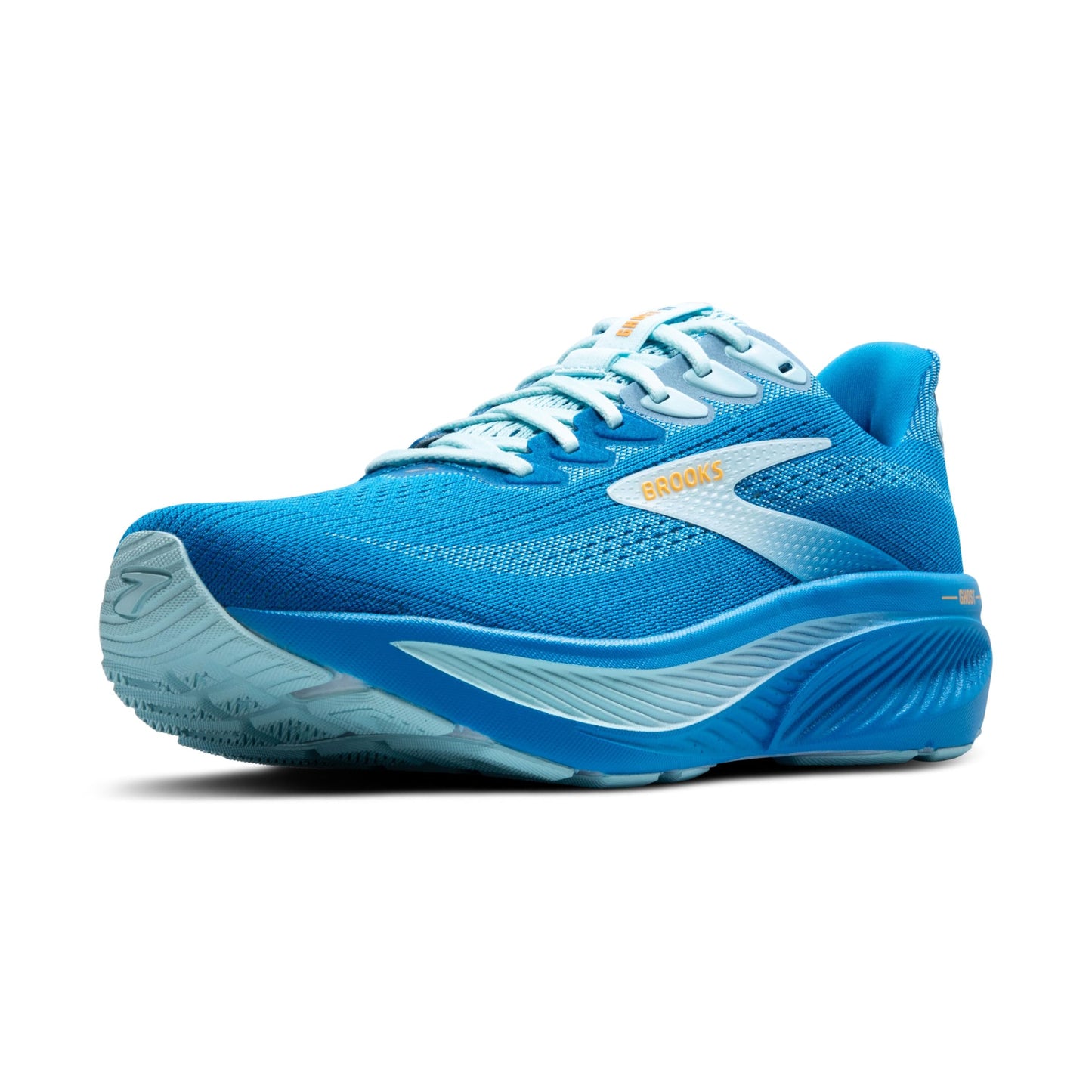 Brooks Men’s Ghost 17 Neutral Running Shoe - Cloissone/Blue/Orange - 12.5 Medium