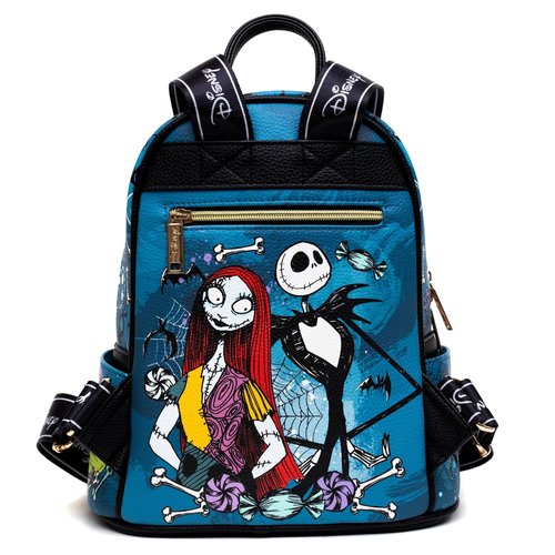Wondapop Nightmare Before Christmas 11" Vegan Leather Fashion Mini Backpack