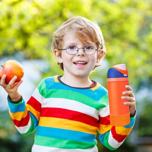 Mokoart Silicone Boot Compatible with Owala Kids Water Bottle 16/14 oz, Anti-Slip Rubber Bottom Protective Sleeve for Owala Kids FreeSip 16oz, Accessories for Owala Kids Flip 14oz (Orange)