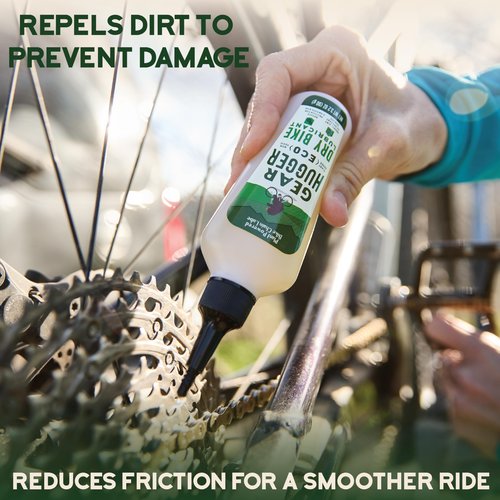 Dry Bike Chain Lube (3.2 oz, Pack of 1) – Eco-Friendly Plant-Based Bike Lubricant – Bike Chain Cleaner, Dry Conditions – No Teflon, No Petroleum, No PTFE