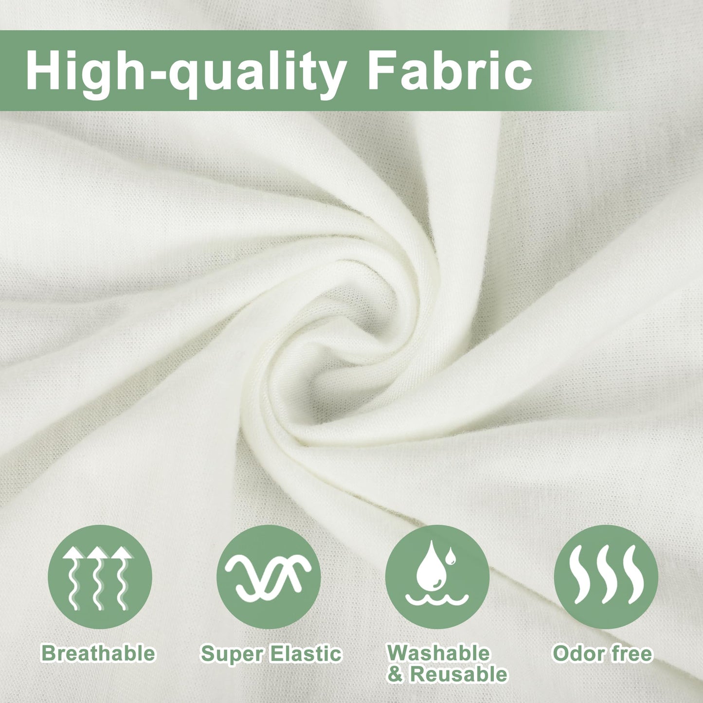 6 Pack Elk Game Bags Hunting Meat Bags Breathable Rolled Heavy Duty Quarter Bag with Reflective Strip for Elk Caribou, Moose, Deer, 48inch x 4, 28inch x 2