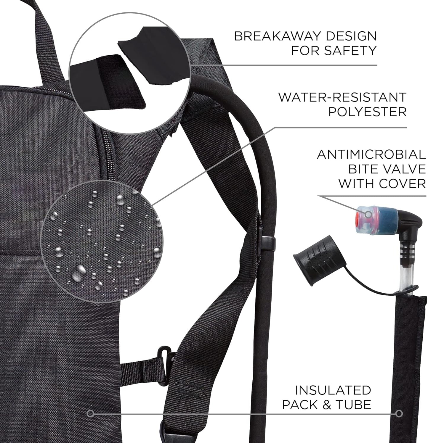 Ergodyne Chill-Its 5155HV High Visbility Low Profile Hydration Pack, 2 ltr, Lime