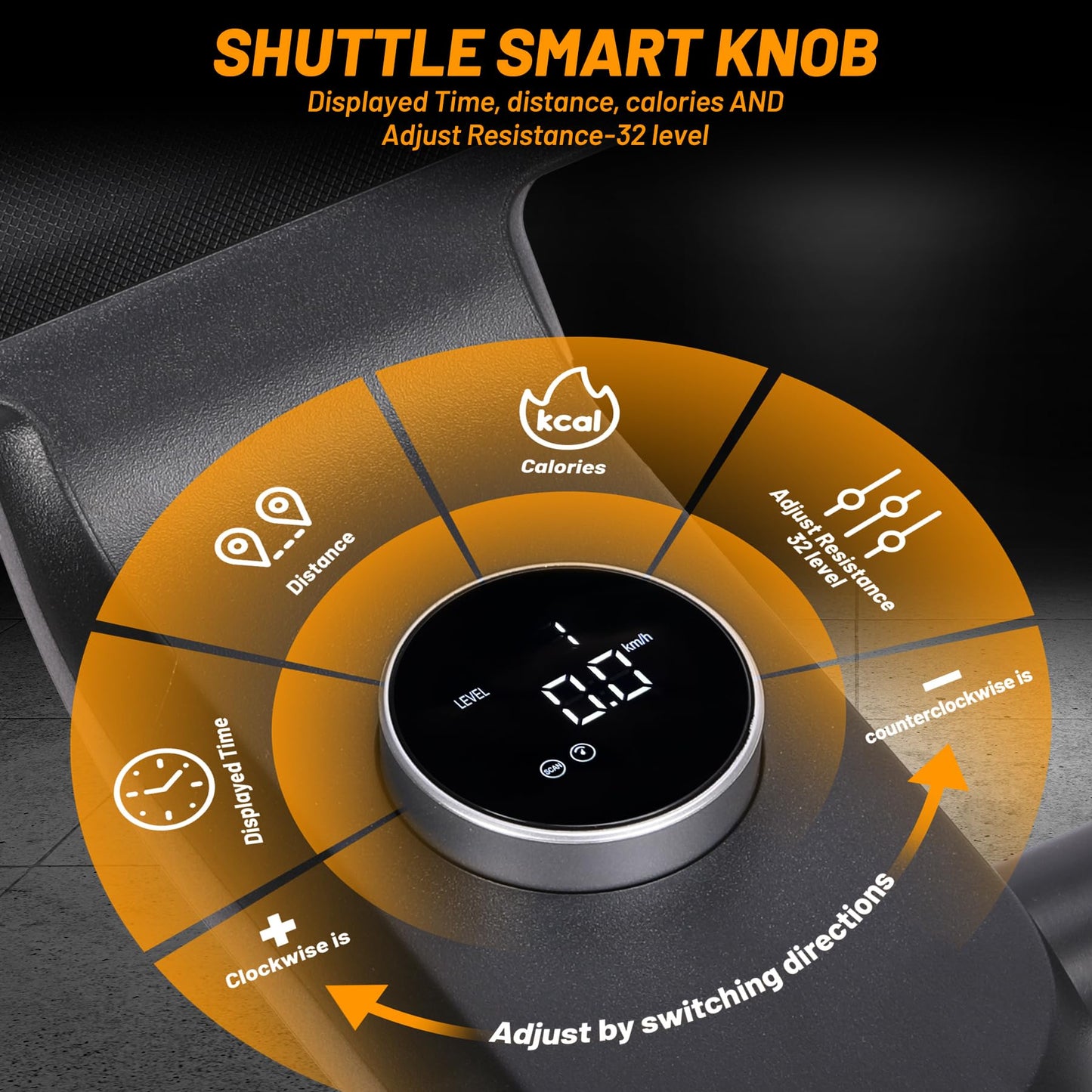 GarveeLife Stationary Bikes for Home,Electromagnetic Control Exercise Bike,Indoor Cycling Bike with Shuttle Smart Knob,Magnetic Resistance/Brake Pad, Low Noise with App, Upgraded Version Seat