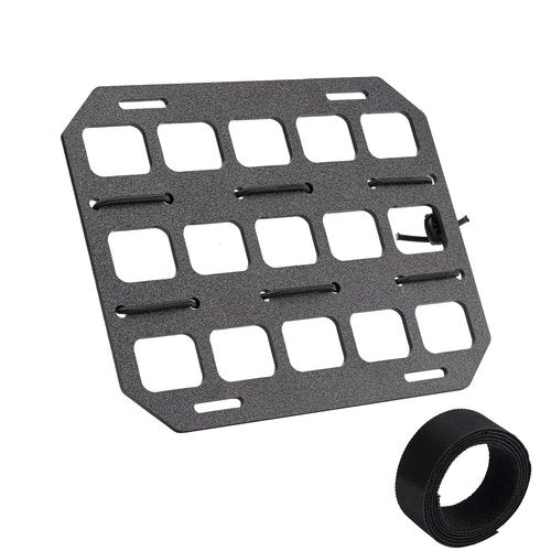 Dotacty Vehicle MOLLE Panel Car Headrest Organizer Seat Back Storage Rack Rigid Insert Panel for Backpack Tactical Accessories Gear Holder Molle Pouches EDC Gadgets Small Tools Pens