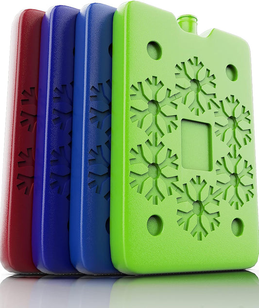 TrekProof Ice Packs for Lunch boxes and Coolers | Bento Lunch Box Ice Packs, Cooler Bag for Work, School, Picnic or Camping | Reusable Small Freezer Pack, Adult and Kid Friendly