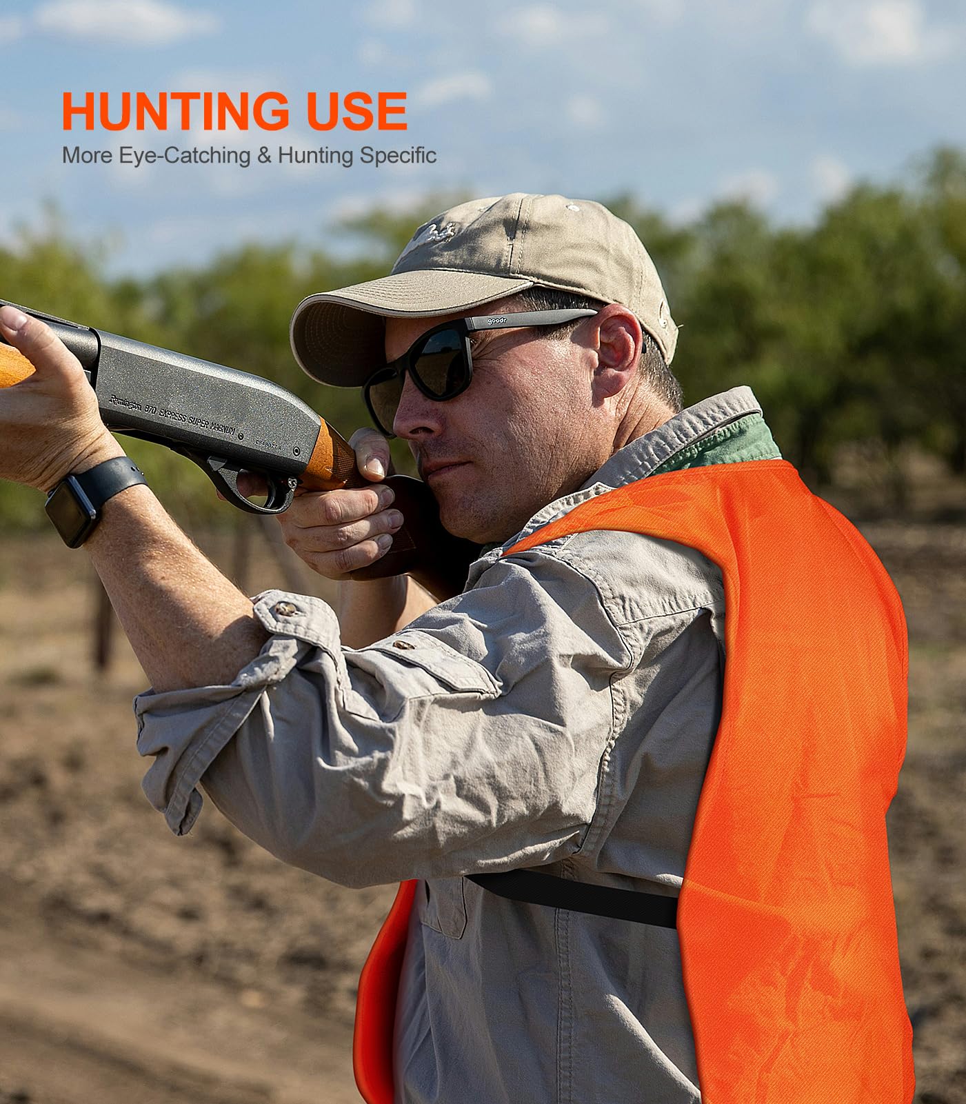 Feyachi Lightweight Hunting Vest for Silent Hunting, Quiet and Stealthy Movements