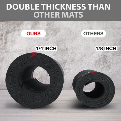 Gun Cleaning Mat for Glock - 24" x12" Gun Mat Black (with 6" Swabs)