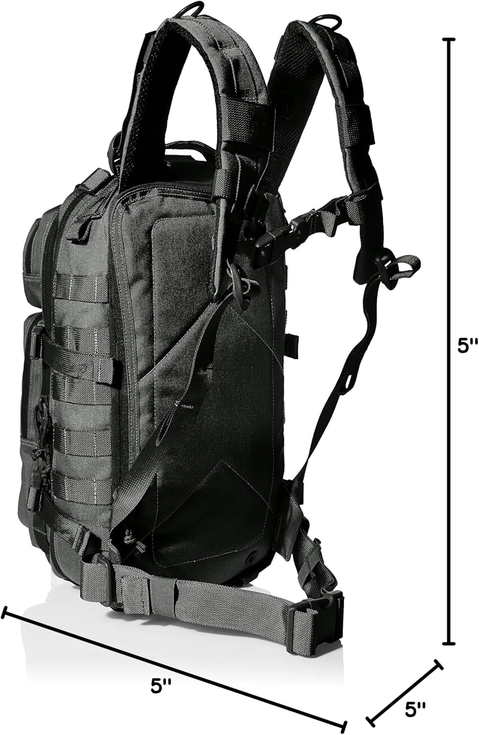 MAXPEDITION Falcon-II Backpack (Wolf Gray) 23L Tactical Backpack, Survival Pack, Bug Out Bag, MOLLE Compatible Go Bag Optimized for EDC & Military, 0513W