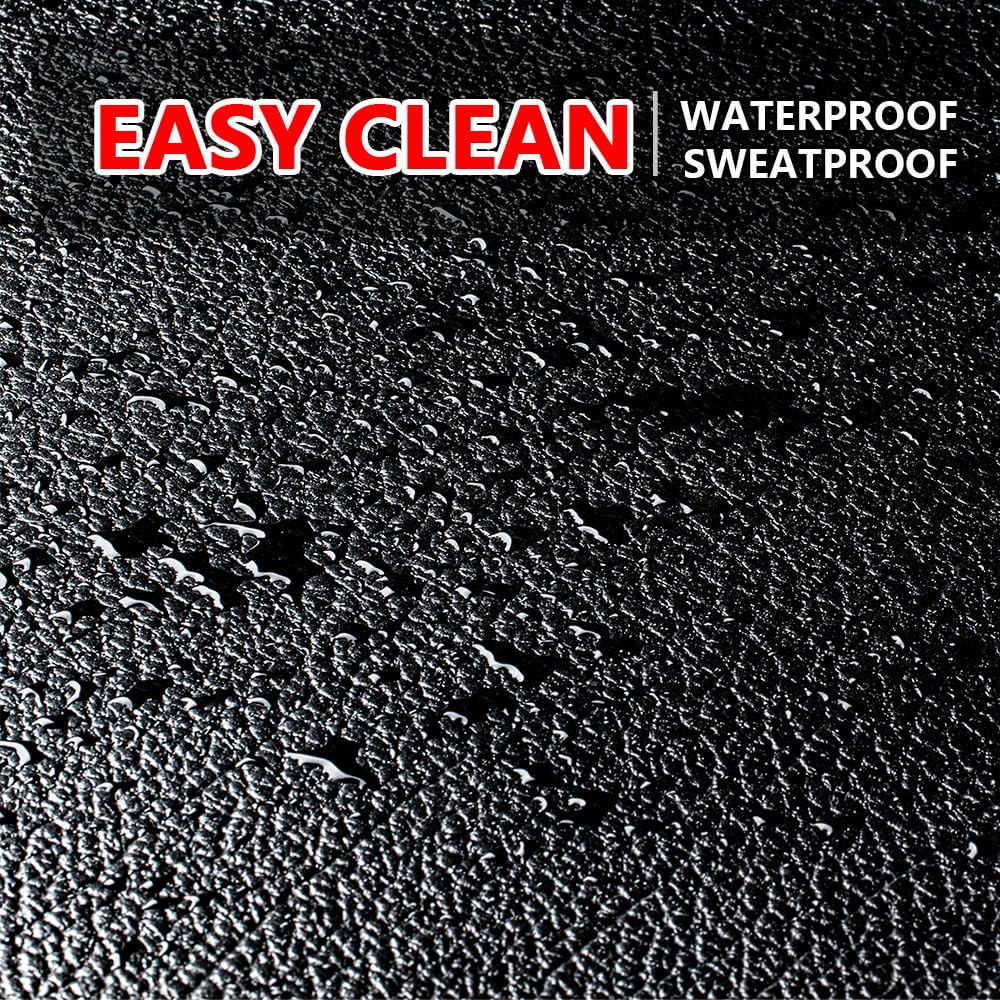 ABBER 36-102 Row Mat Compatible with Peloton Bike, Elliptical, Under Exercise Mat Pad for Stationary Indoor Spin Bike,Hardwood Floor Exercise Equipment Machine