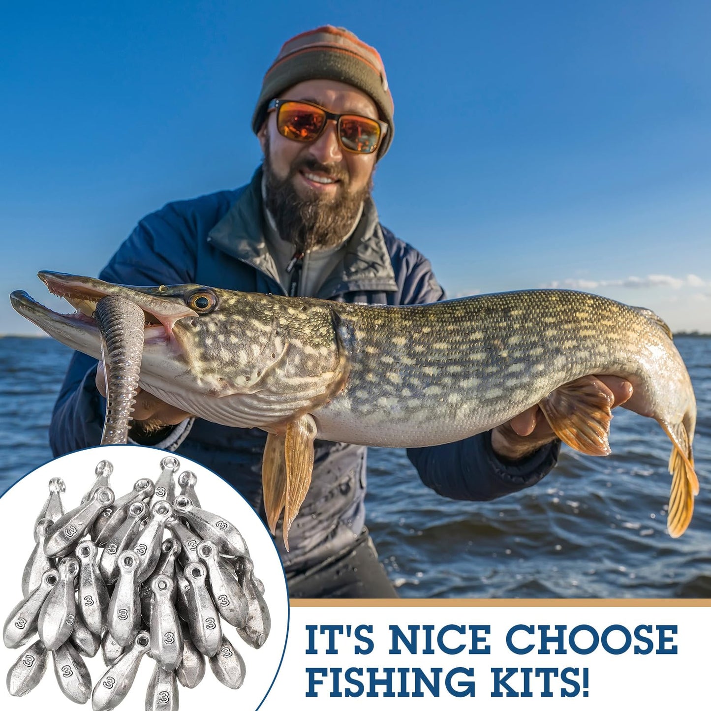 Glimin 36 Pcs Bank Sinkers Fishing Weights Sinkers Weights for Surf Ocean Saltwater Freshwater Surf Bass Catfishing Fishing Casting Gear Tackle(3 oz)