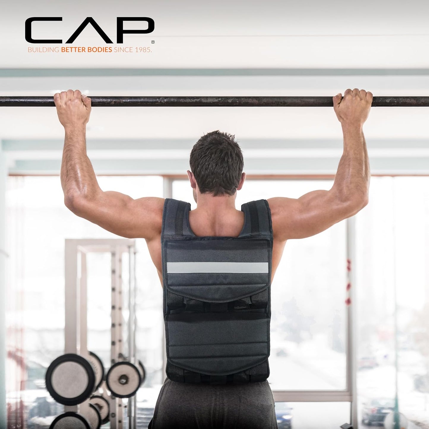Adjustable Weighted Vest by CAP Barbell | Custom Fit for Enhanced Workouts
