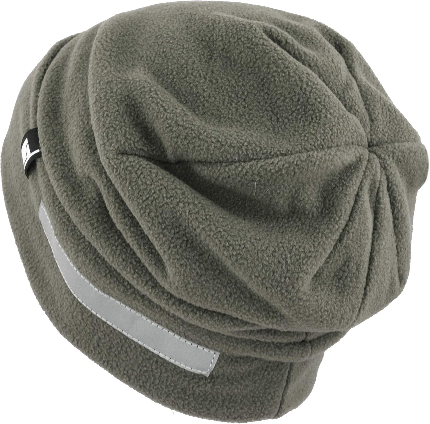 The Hat Depot Fleece Winter Functional Beanie Hat Cold Weather-Reflective Safety for Everyone Performance Stretch