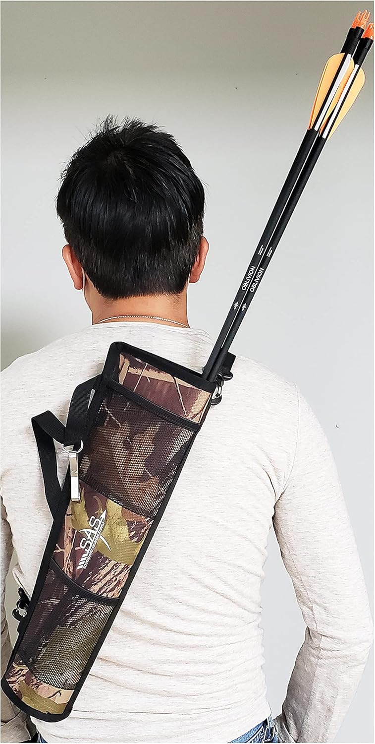 SAS Archery Side Tube Quiver with Belt Clip