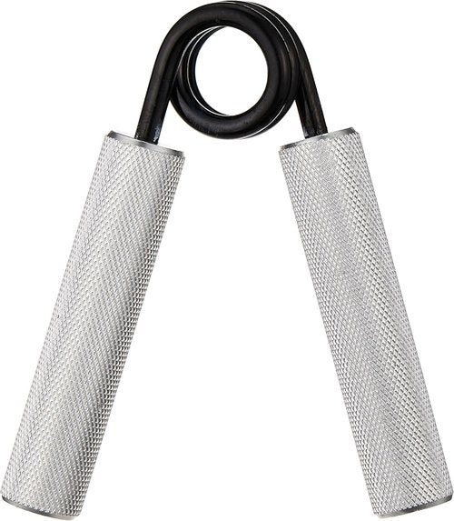 Black Mountain Products Grip Strengthener, 100 lb Silver Aluminum, Stainless Steel