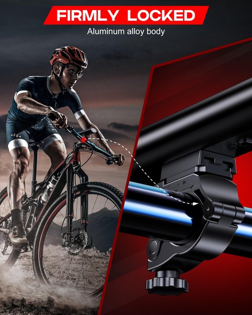Bike Light Set, Prasky Rechargeable Bicycle Lights Front and Rear, Super Bright LED Headlight, IP65 Waterproof Multiple Modes Road Mountain Bike Lights for Night Riding