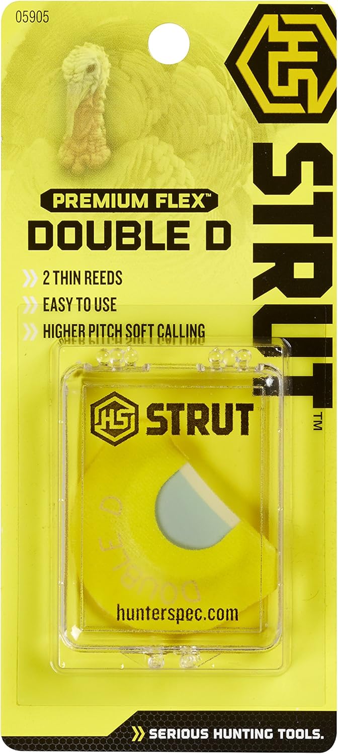 Hunters Specialties H.S. STRUT Double D Diaphragm Turkey Premium Flex, Multi, Standard