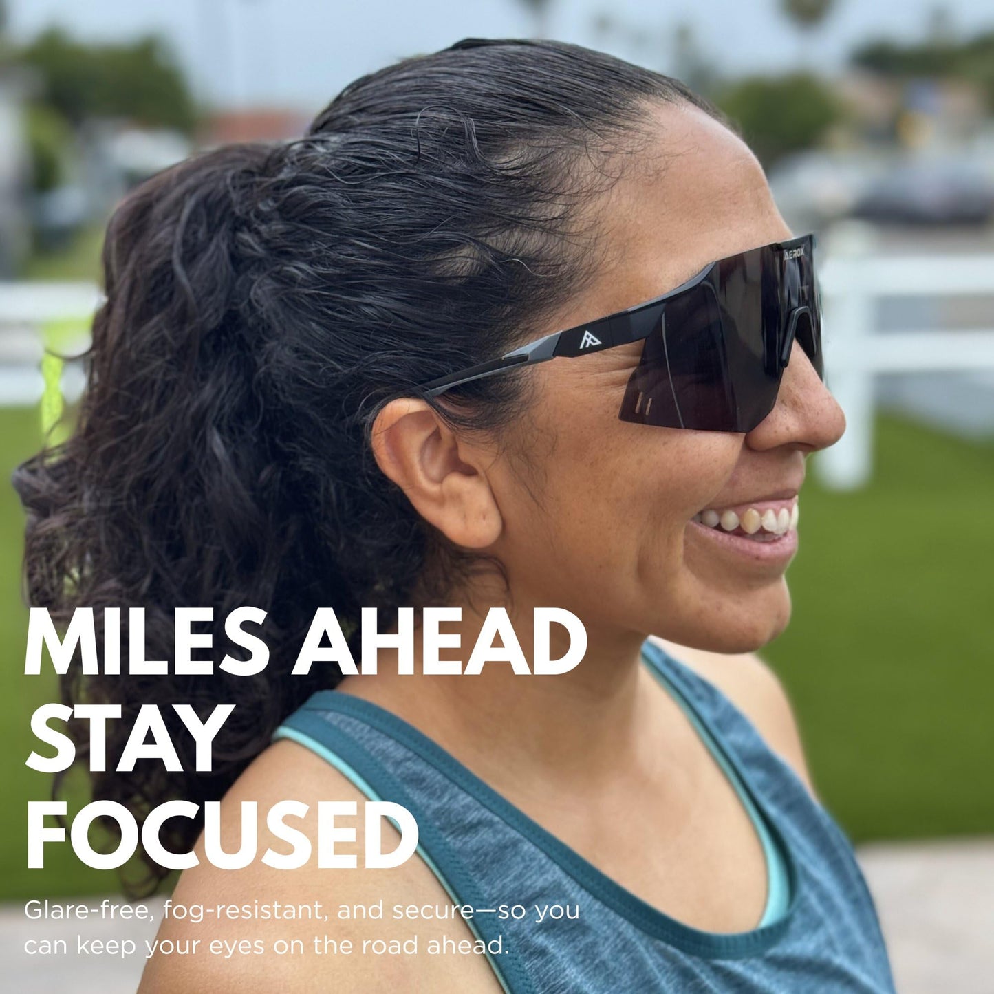 AEROX Running Sunglasses and Sports Glasses for Men and Women - Shades for Cycling and Baseball