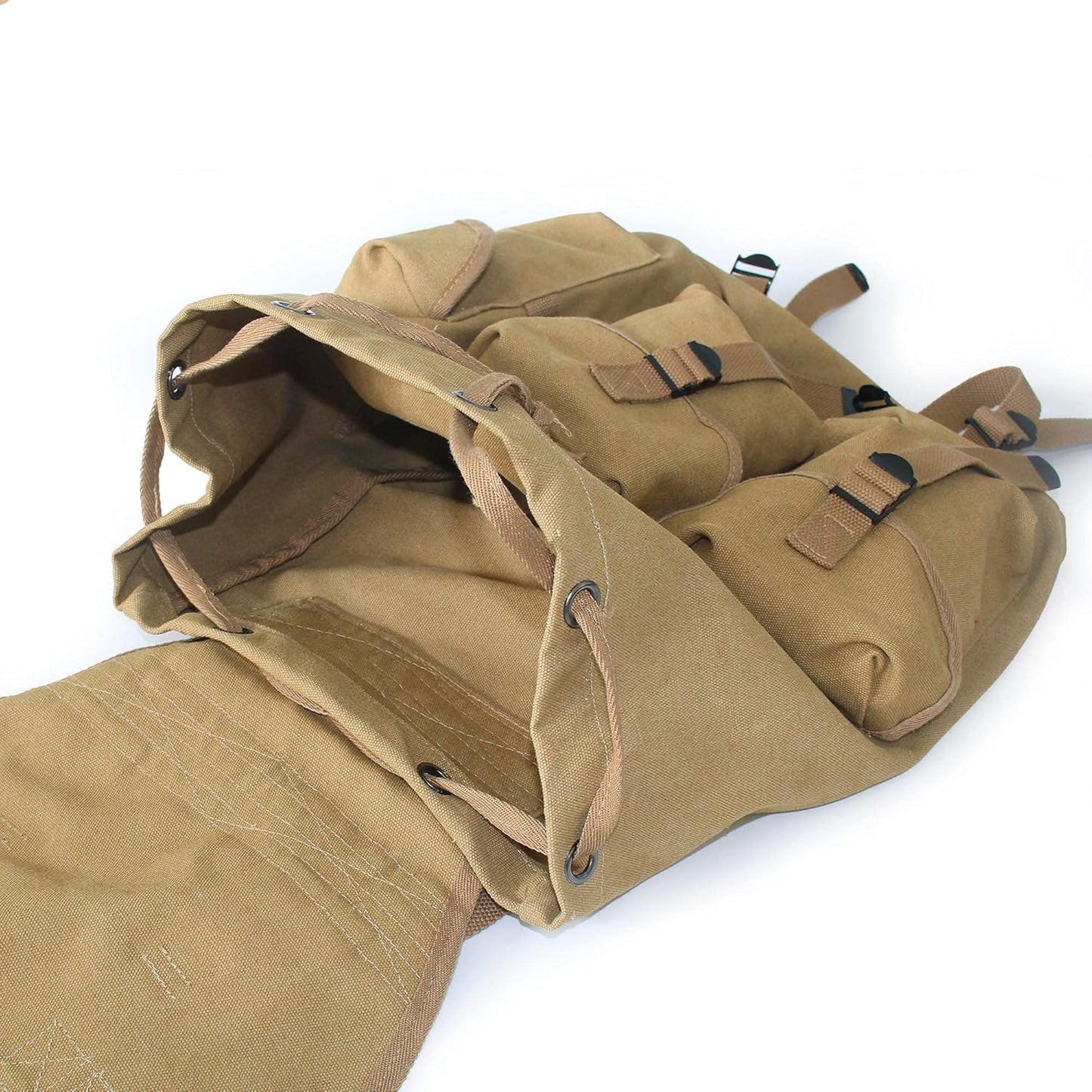 WW2 WWII US Military M14 Haversack Field Bag Backpack Canvas Khaki