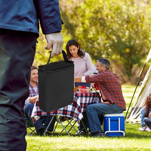 Propane Tank Bag, 1 lb./ 16 oz Fuel Cylinder Carry Bag, Refillable Propane Cylinder Tank Cover,Gas Tank Protective bag, 600D Oxford Fabric,Mini Tank Accessories, for Outdoor Camping,Cooking,Picnic