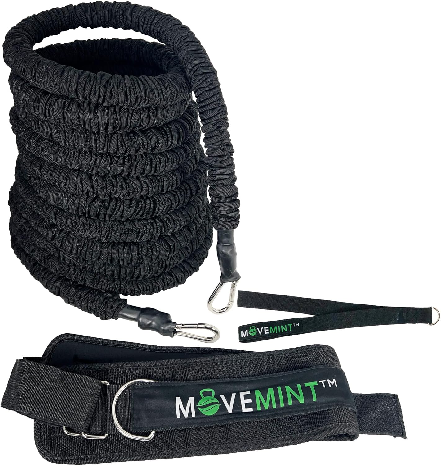 MOVEMINT 33ft Speed Bungee Band Trainer, 90+lbs Resistance (Longest in Market)