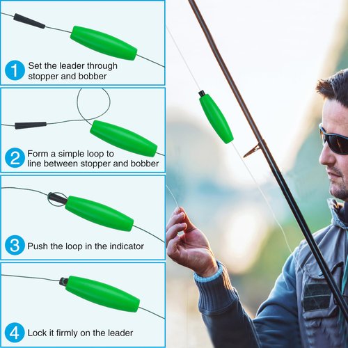 OROOTL Fishing Bobbers Floats for Catfish Peg Floats for Catfishing Cigar Foam Slip Fishing Bobbers for Santee Rig Catfish Freshwater Saltwater 2in 2.5in 3in
