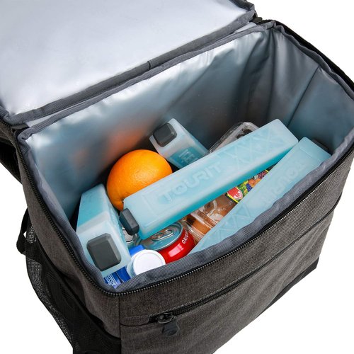 TOURIT 50-Can Insulated Rolling Cooler & 4 Set Reusable Ice Packs Bargain Perfect Combination