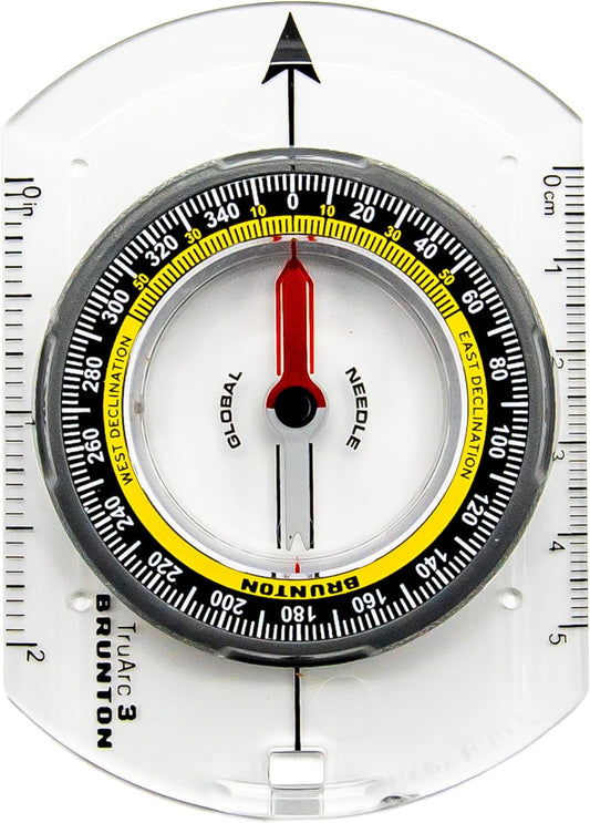 TruArc 3 Base Plate Compass by Brunton - Precision Navigation Tool