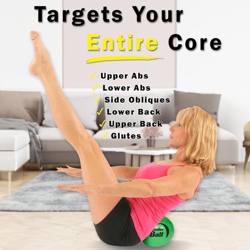 Bender Ball Official Club Kit (Set of 25 Black), Original Soft 9 Inch Pilates Ball, Small Exercise Ball for Barre, Yoga, Stability, Abs Core, Physical Therapy - Mesh Bag, Instructions, Videos