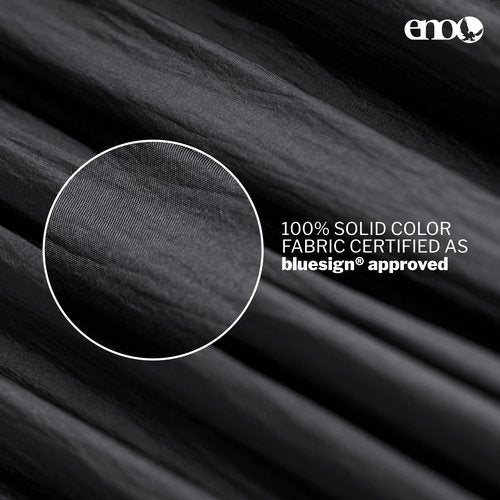 ENO Bundle, Includes The SingleNest Hammock & Atlas Suspension System, Lightweight, Durable Hammock with Straps for Camping, Hiking & Travel, Black/Charcoal