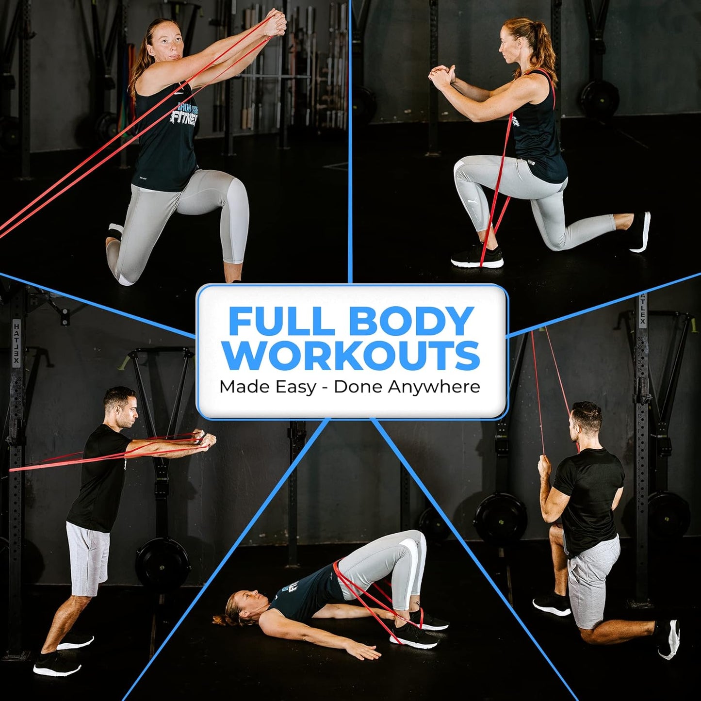 Pull Up Assistance Resistance Bands - Long Loop Power Bands for Men and Women - Strength Power Flexibility Training at Home & Gym - Ebooks & Workout Chart Included by Iron Core Fitness