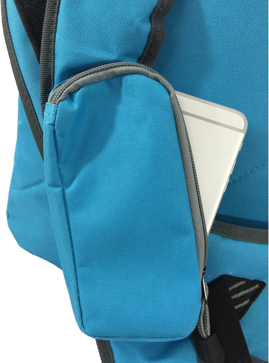 K-Cliffs Heavy Duty Sling Backpack Water-Resistant Laptop Bookbag Body Bag Bright Color Safety Reflective Stipe