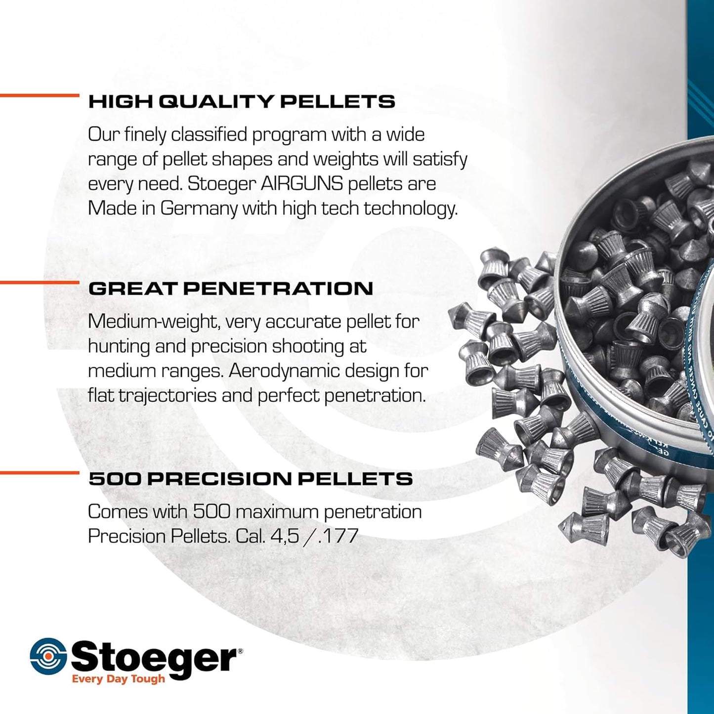 Stoeger X-Series Pellets - for Practice and Precision Targets