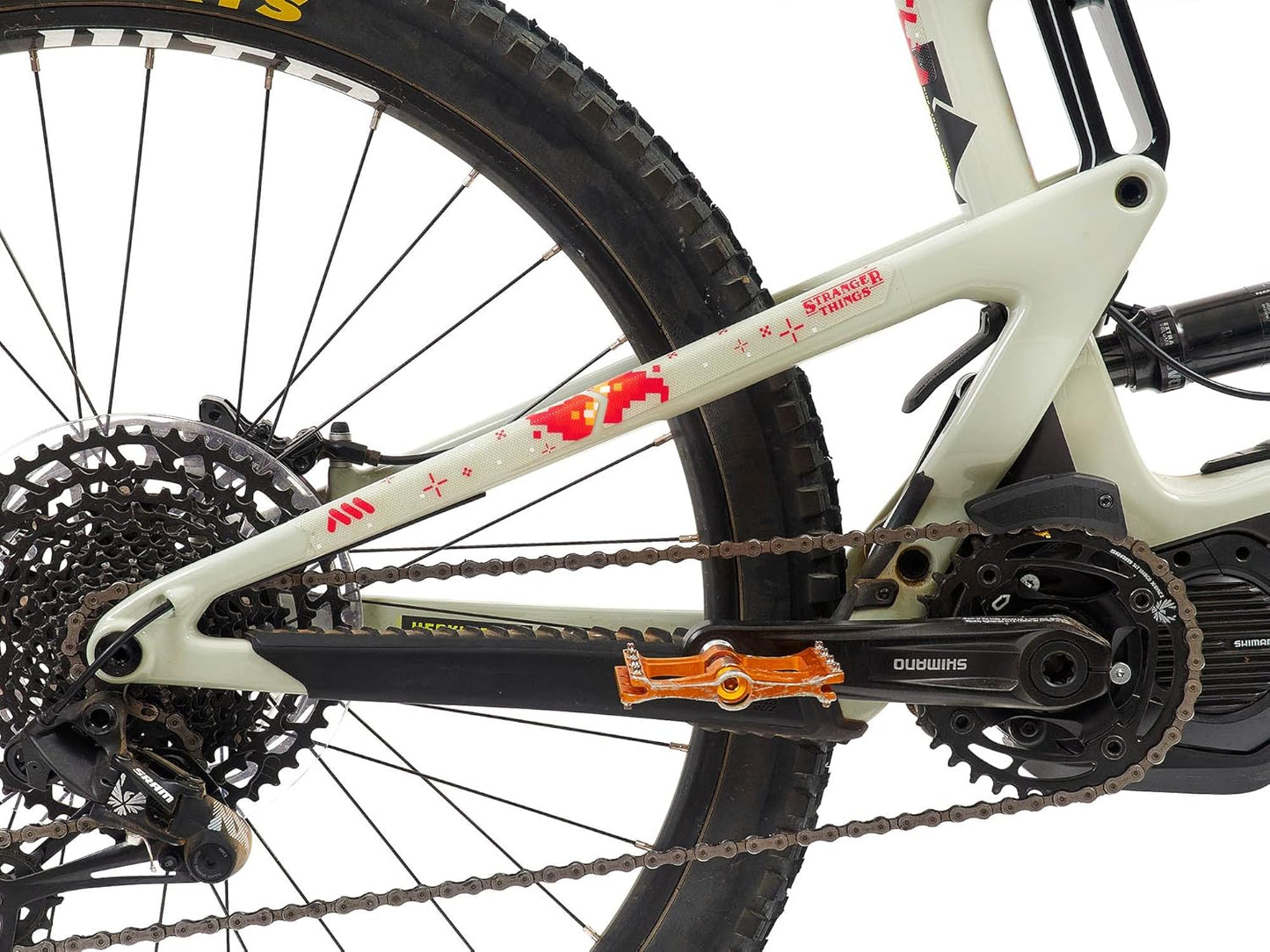 All Mountain Style AMS Front Mudguard – Fits 26’’,27.5’’,29’’, Dazzle/Black