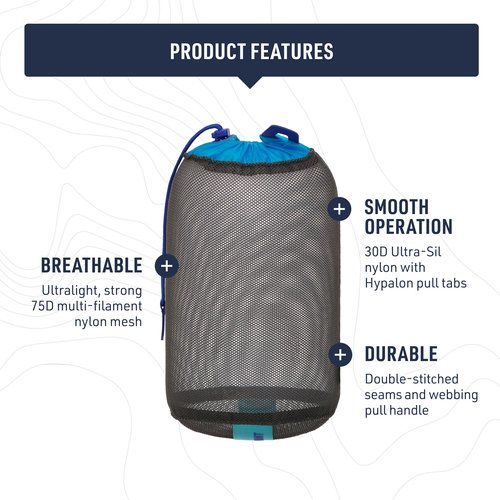 Sea to Summit Lightweight Mesh Stuff Sack, 13 Liter