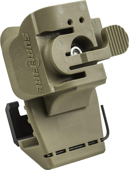 SureFire HLM-01-TN Ratchet Mount for Helmet Light, Tan