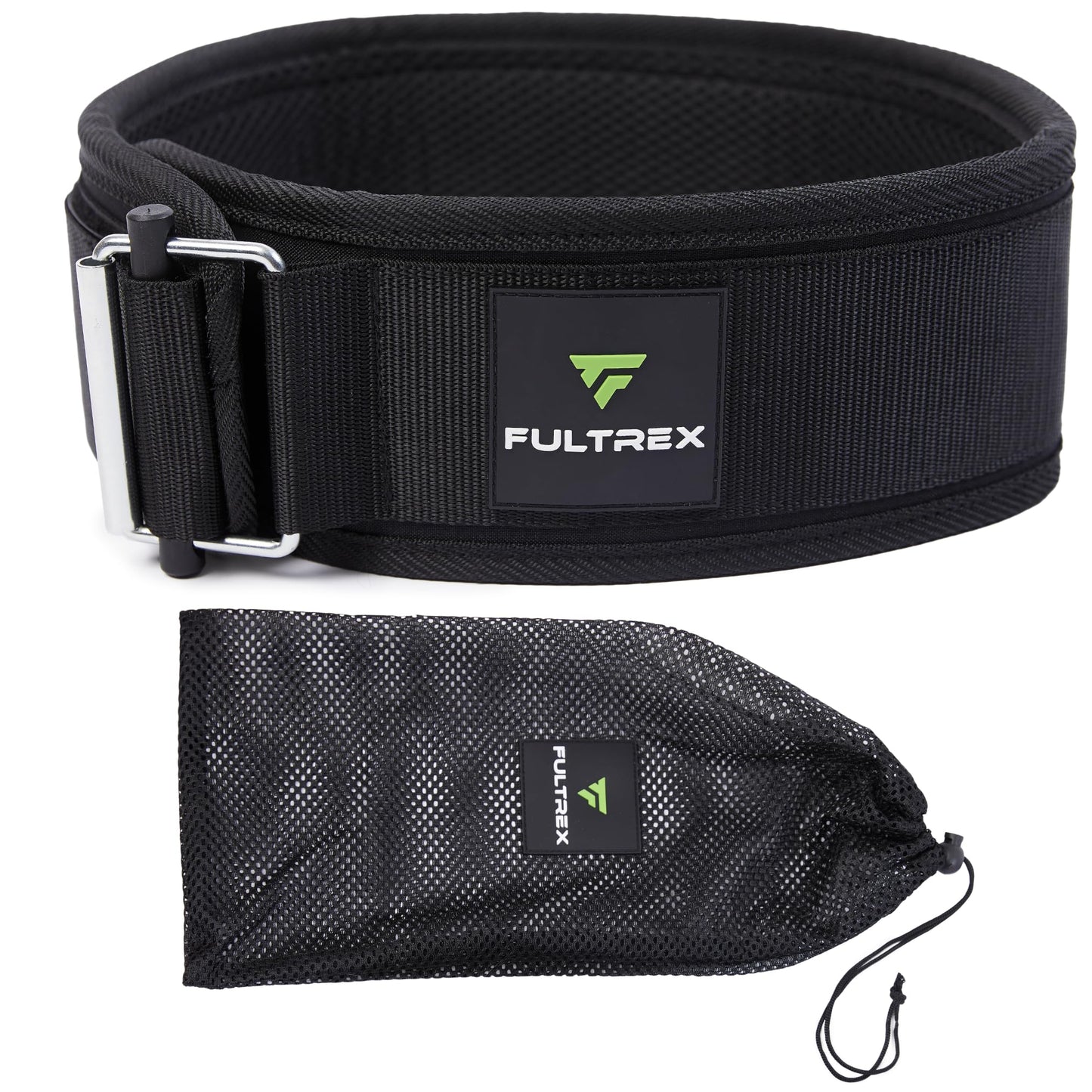 Fultrex Self-Locking Weight Lifting Belt - 4-inch Gym Belt for Men, Weight Belt for Men, Lever Belt Weightlifting, Crossfit Weightlifting Belt, Weight Lifting Belts, Weight Belts for Lifting Men