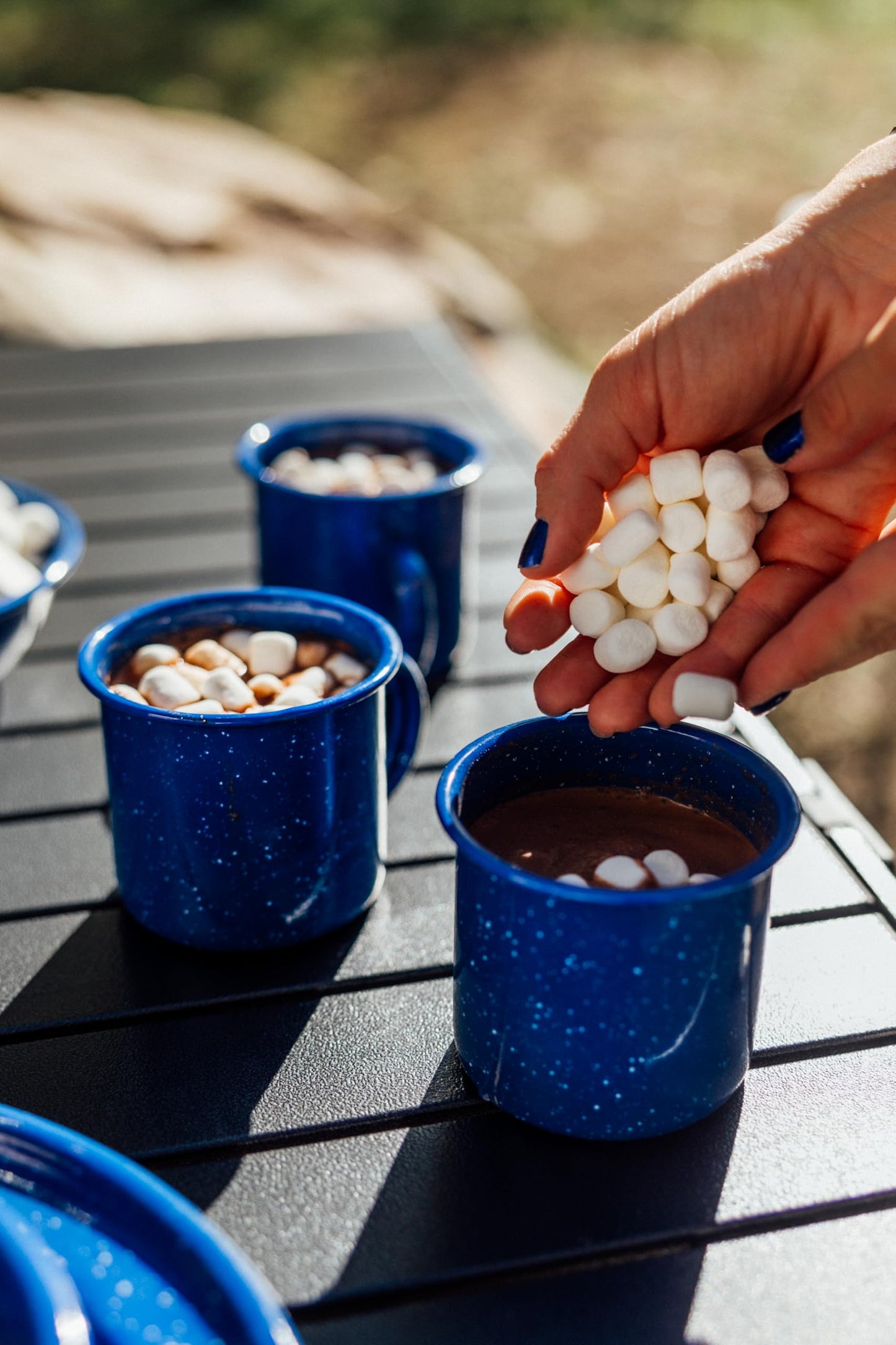 Alpine Mountain Gear 12 oz. Enamel Coffee Mug for Camping/Hiking, Durable Enamel Dishware, by Caddis Sports (12 Oz. (4 Pack))