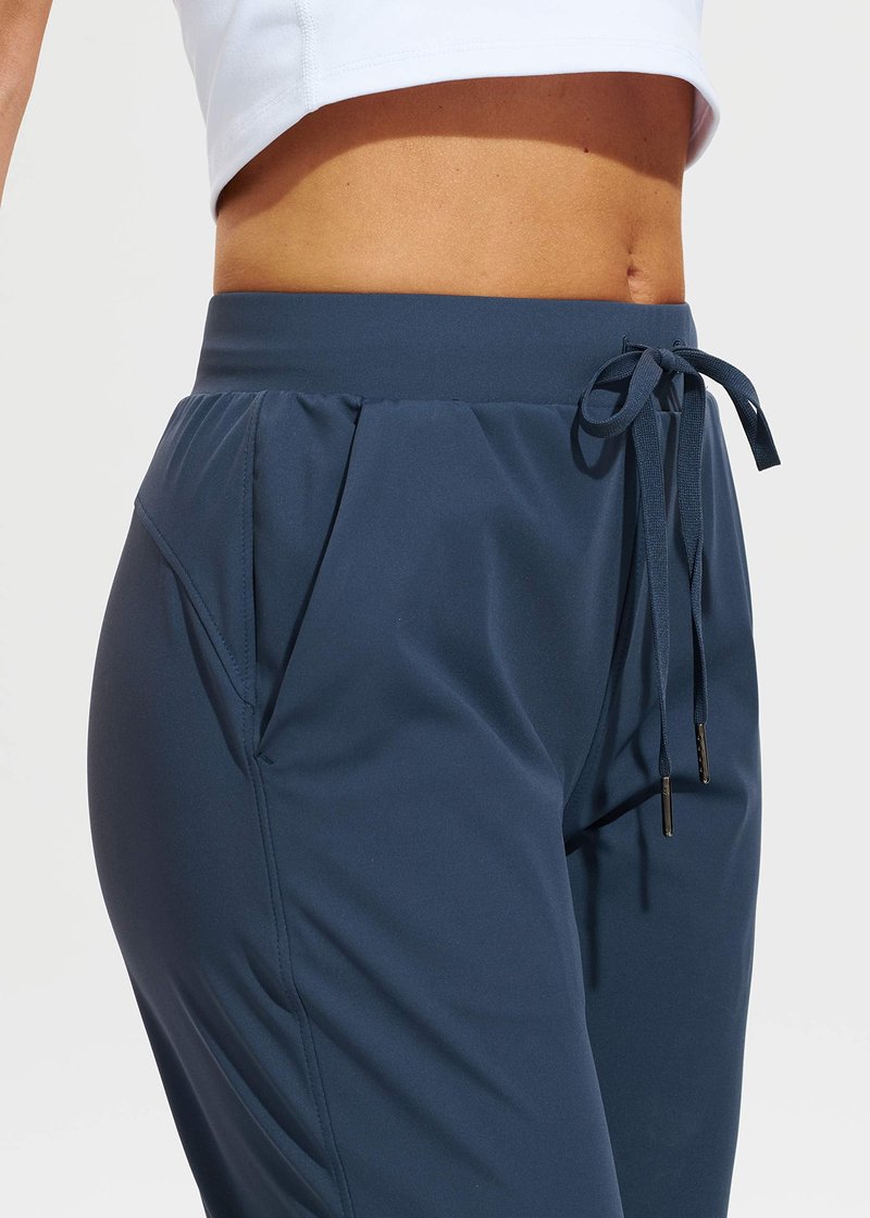 Libin Women's Joggers Pants Athletic Sweatpants with Pockets Running Tapered Casual Pants for Workout,Lounge, Navy Blue 3XL