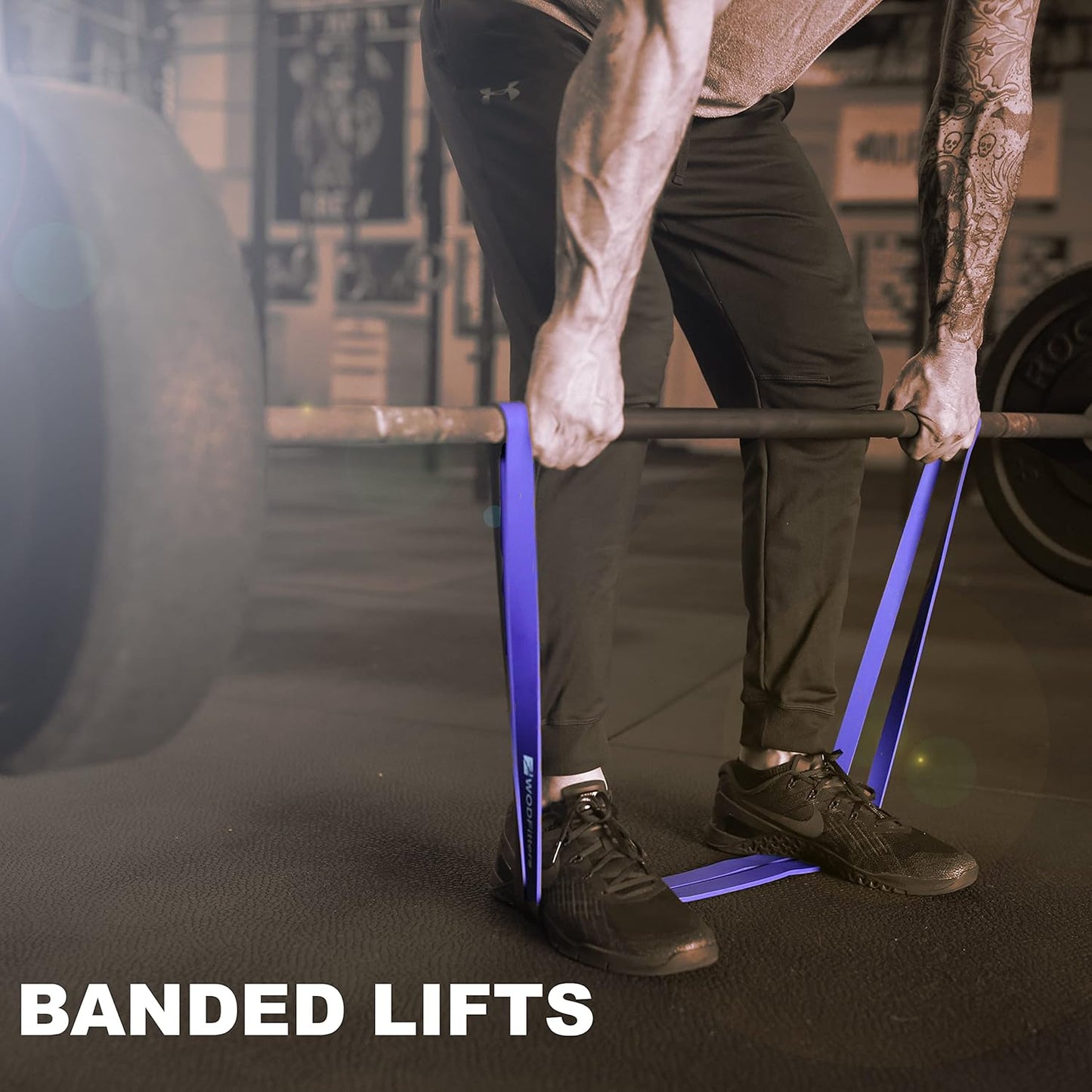 WODFitters Pull Up Assistance Band for Stretching, Mobility Workouts, Warm Up, Recovery, Powerlifting, Home Fitness and Exercise…