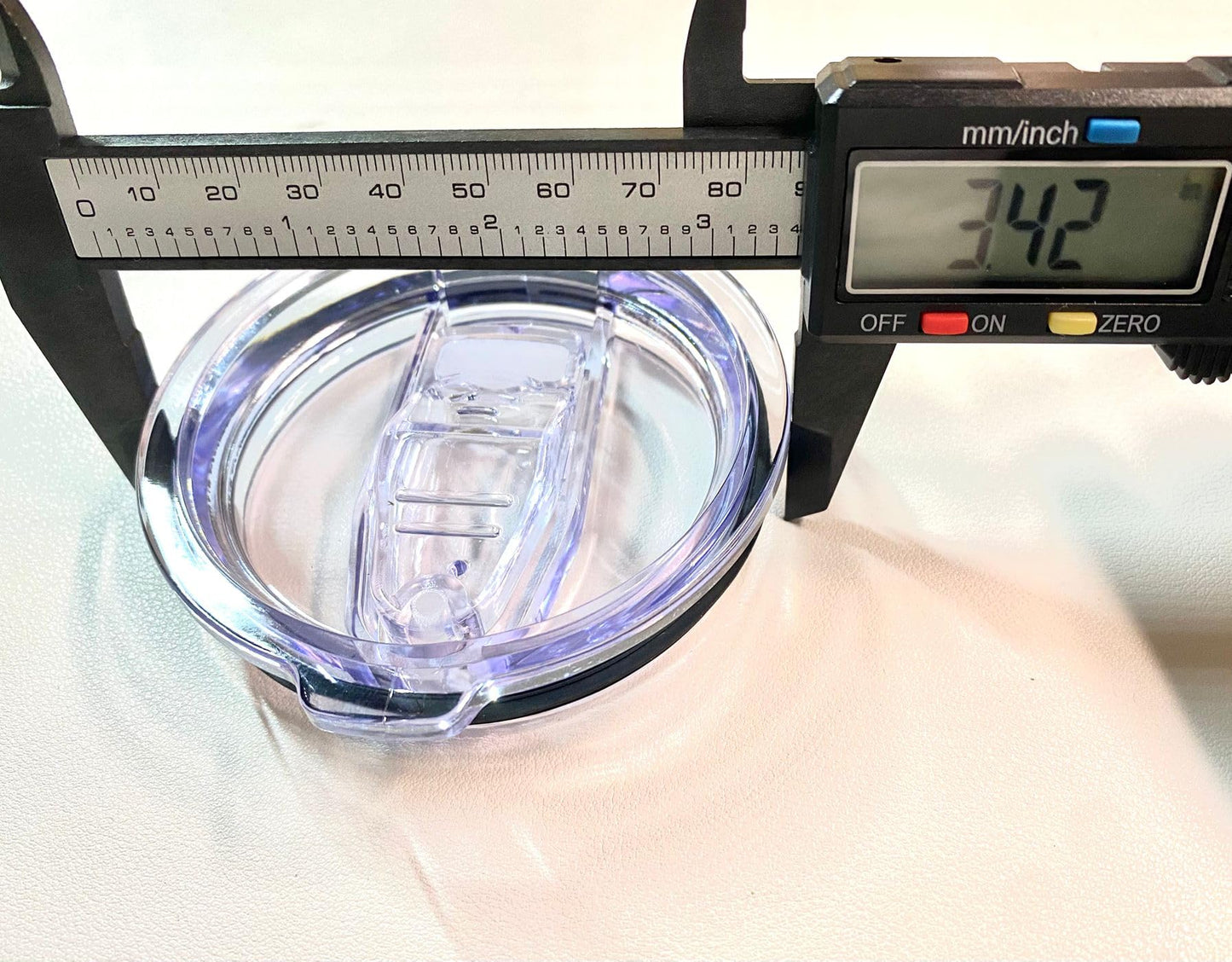 AICMEI 2 Replacement Lids for 20oz Stainless Steel Tumbler Lids-Replaces Only Covers With a Top Diameter of 3.4 inches（Bottom Diameter of 3.23 inches）