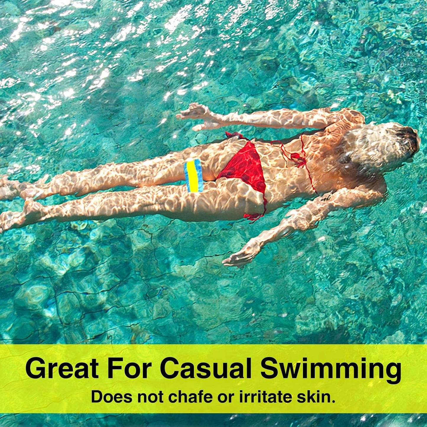 Water Gear Pull Float - Pool Training Aid - Improve Upper Body Strength - Soft and Comfortable - Aquatic Workout and Exercise -