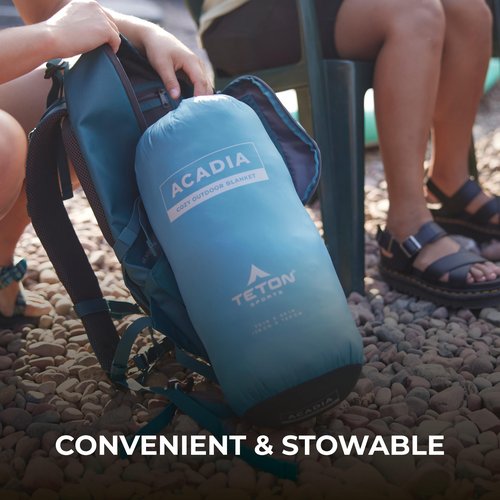 Teton Acadia Camp Blanket, Outdoor Blanket, Machine Washable, Picnics, Car Camping, Overlanding, Outdoor Adventure