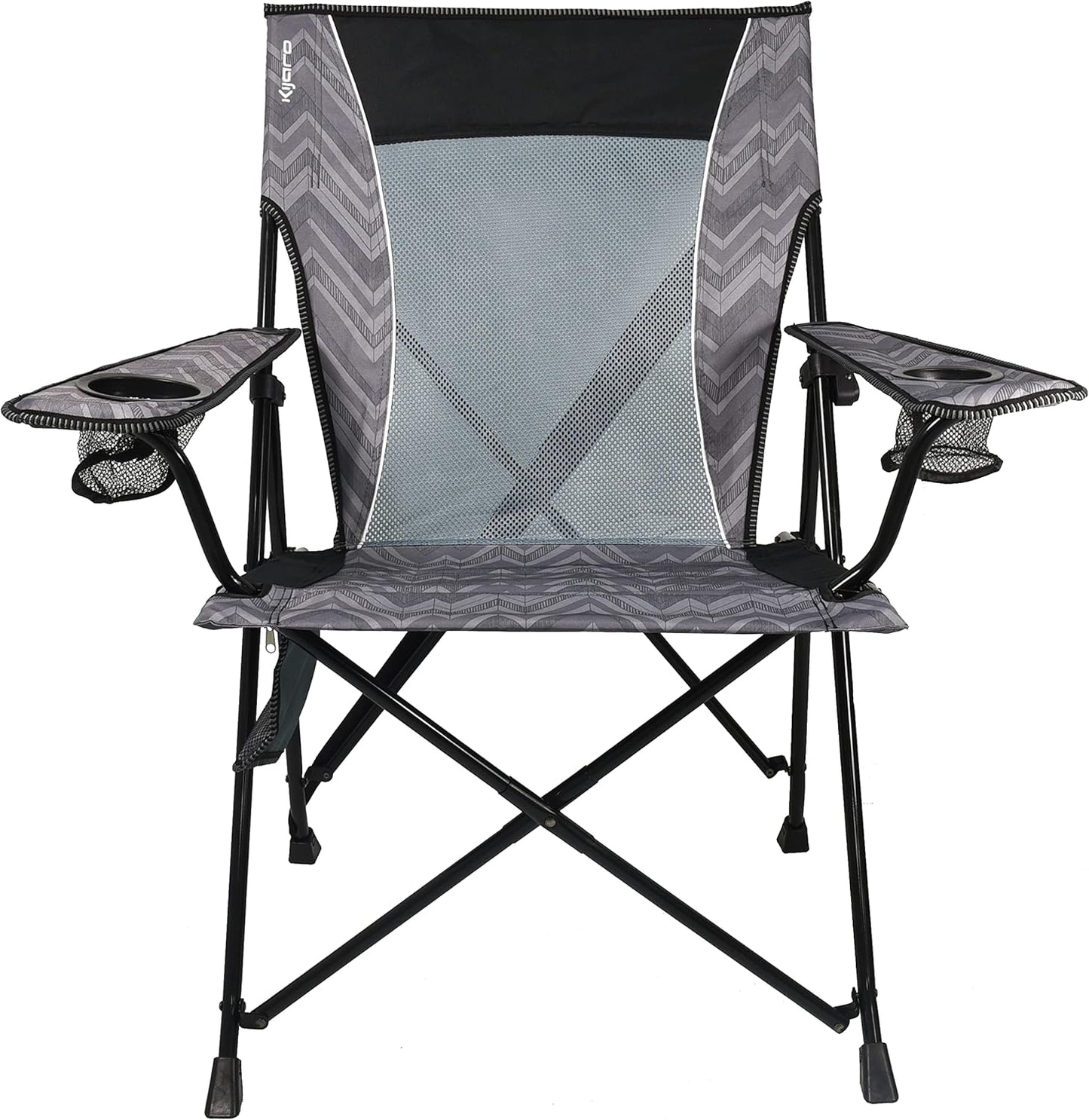 Kijaro Enjoy Versatile Folding Sports, Outdoor Chair & Lawn Chair, Dual Lock Feature, Maldives Blue (Hard Arm)