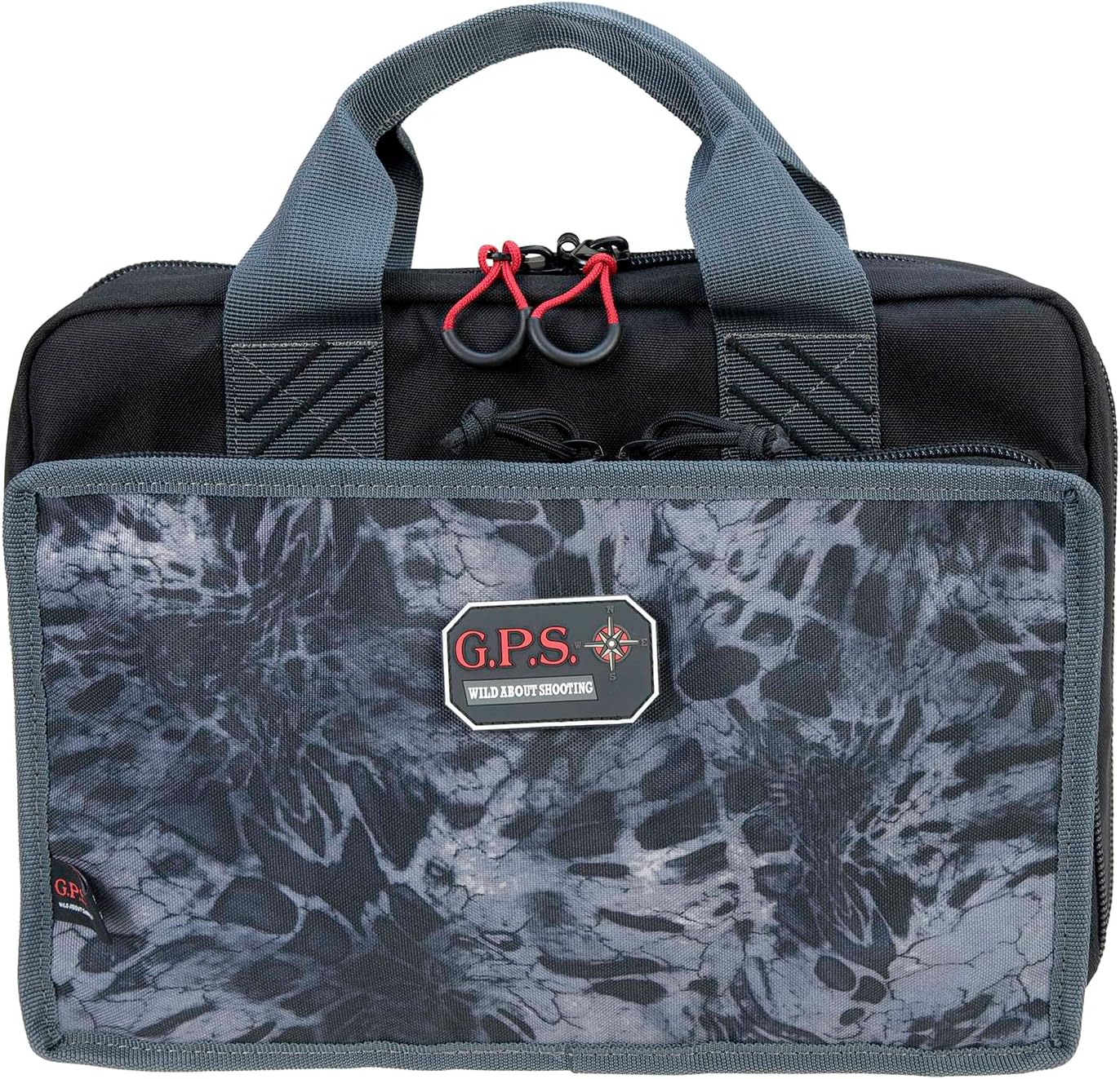 Quad Pistol Range Bag with Mag Storage & Dump Cups | 4 Handguns Capacity | Durable Secure Handguns, Ammo & Shooting Accessories Storage Soft Case