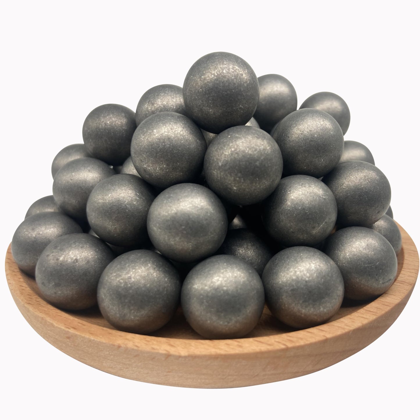 ALIEN PLAY 50 X 68 Cal Self Defense Aluminum Balls, Reusable Solid 68 Caliber Projectiles Fit for Byrna SD/Salt Supply S2/ HDS/HDR 68, Solid 7.3 Grams Alu Balls for Target Practice (BLK)